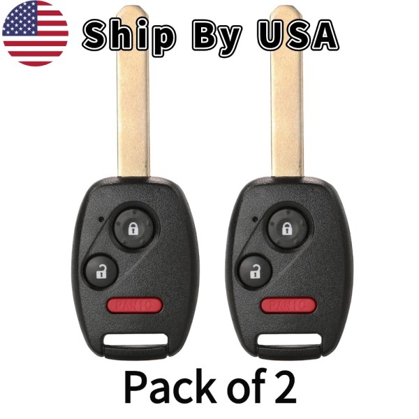 Honda 3 Button Remote Head Key 2007-2015 For MLBHLIK-1T